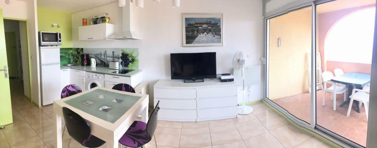 Barcaresa-Agreable Appartement Vue Mer Panoramique Le Barcares Luaran gambar